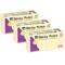 Charles Leonard 3" x 3" Yellow Sticky Notes, 36 Pads of 100 Sheets